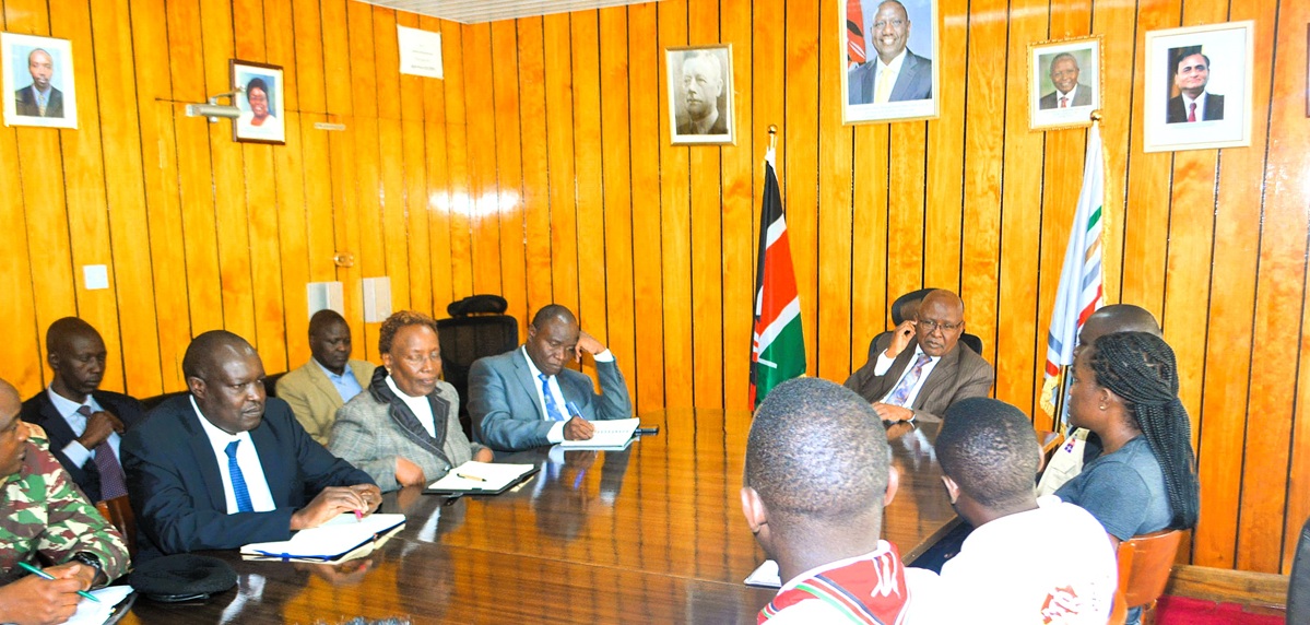Kenya Scouts Association Officials Meet Vice Chancellor During Inaugural  National Rover Moot