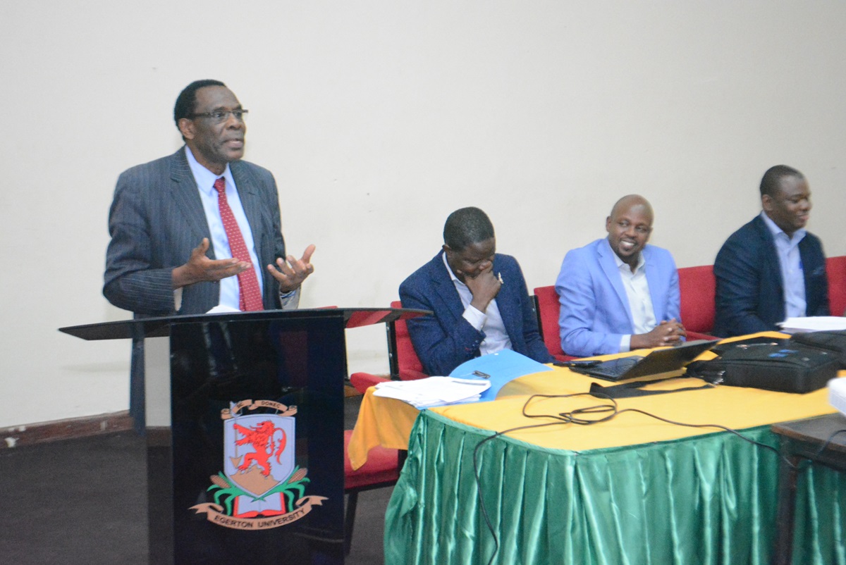 ISO Certified Egerton uni